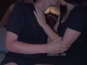 【デートVlog風】久々の旅行！ホテルのエロいお風呂で濃厚騎乗位❤Rich sex in the hotel's erotic bath 6/16