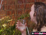 Sweet hairy chick licked and finger-fucked by shaved brunette 4/16