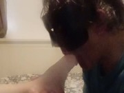 64 Holland Doll Duke Hunter Stone - Whole Foot in the Dukes Mouth Again Female Feet Worship! 6/16