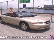 Hot Blonde Rides Around Town Naked In My Car 3/16