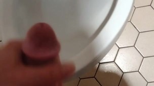 Public bathroom masterbation 