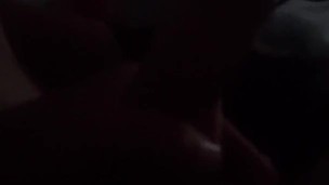 Stroking my cock 