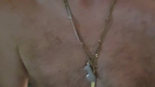 Morning cock stroking