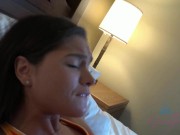Zoe Bloom tight babe takes cock deep and mounts it POV GFE Experience 3/16