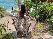 Caught the fleeing stepmom on the shore and fucked her 1/16