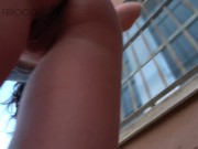 Horny old man fucks a teen hard on the street and gets caught penetrating her 6/16