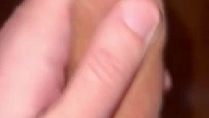 Big uncut cock masturbating and cumshot