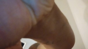 I let Latin Thug masturbate to me in my pink panties while smoking