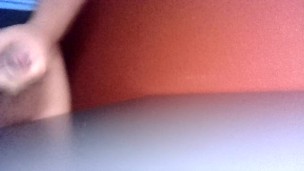 Quick cumshot in the morning