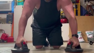 Working out and then making myself cum post workout 