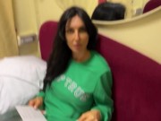 The traveling companion turned out to be a porn model 1/16