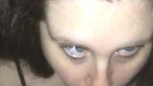 Deepthroat practicing and edging for cum!