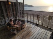 【Emin】眺めの良い貸切露天風呂付きのホテルで中出しセックス♡【旅行】 2/16