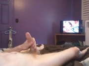 Trying out new toy watching cum swaps then I cum 8/16