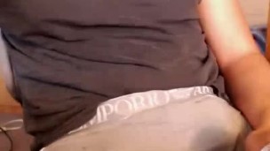 Showing big dick He bigger like bottle