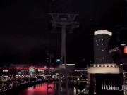 夜景を見ながら窓際SEX / SEX by the window while watching the night view 13/16