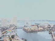 夜景を見ながら窓際SEX / SEX by the window while watching the night view 7/16