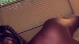 caught Masturbating StepSister with a Toy so use her sloppy throat