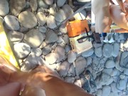 ⭐ POV страстный романтический секс с любимой на пляже 14/16