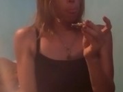 smoking and cumming for the hub fans. 2/16