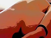 Ragazza si masturba con due sex toys 11/16