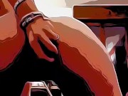 Ragazza si masturba con due sex toys 6/16