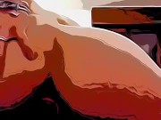 Ragazza si masturba con due sex toys 7/16