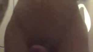 Jerking off in the shower 