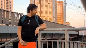 Super hot risky jerkoff public street. Almost caught 