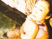育代ママの混浴温泉「気持ち良すぎて溶けちゃう」 - Screenshot 16 of 16 - HD