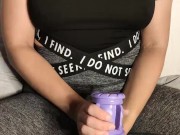 Made him shoot thick cum ropes all over me 2/16