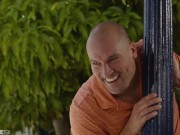 Small-titted Blonde with Pierced Nipples Aria Banks Gets Her Shaved Twat Drilled by New Roommate 2/16