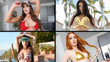 TeamSkeet - Huge Tits Compilation - Jade Kush, Stacy Bloom, Indica Flower, Amirah Styles And More