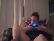 Caught Filming Up Roommate's Mini Skirt while playing video games part 6
