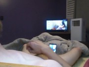 Watching sexy amateur porn while I record myself jerking off  2/16