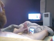 Watching sexy amateur porn while I record myself jerking off  4/16