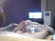 Watching sexy amateur porn while I record myself jerking off  5/16