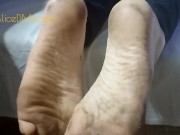 Tired after work, made you lick my dirty feet 11/16