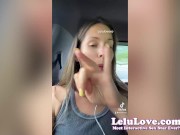 Caught B on cam wiping cum off my ass, cuckolding hotwife fantasy JOI, female & financial domination, upskirt - Lelu Love 6/16