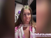 Caught B on cam wiping cum off my ass, cuckolding hotwife fantasy JOI, female & financial domination, upskirt - Lelu Love 9/16