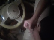 Bonita polla hidratado volante de piel