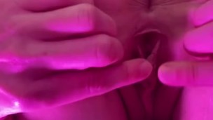 Spreading my pink pussy