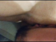 her lover sucks her pussy and fills her with milk 4/16