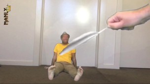 GIANT TICKLE TORTURE - FOR A TINY MAN - MANLYFOOT - SHRINKING TICKLES WITH A MAGIC FEATHER 🏃‍♂️🪶