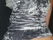 Doggystyle Velvet Dress Puerto Rican