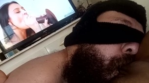 stuck his tongue inside my bitch pussy while watching porn I'm a naughty bitch