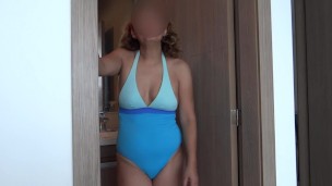 The beach excites me and it fascinates me to show off my tits while they masturbate