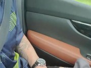 Johnholmesjunior in very risky public solo show while driving down highway on vacation part 4