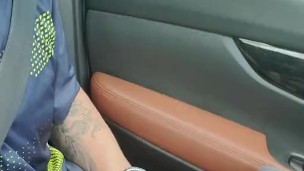 Johnholmesjunior in very risky public solo show while driving down highway on vacation part 4