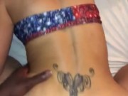  Smh I’m so surprised she can take this bbc doggy! Took this 9 inch girth horse cock like the champ  12/16